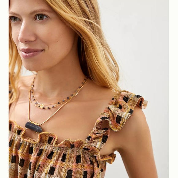Eva Franco for Anthropologie ruffle tank top - Picture 4 of 6